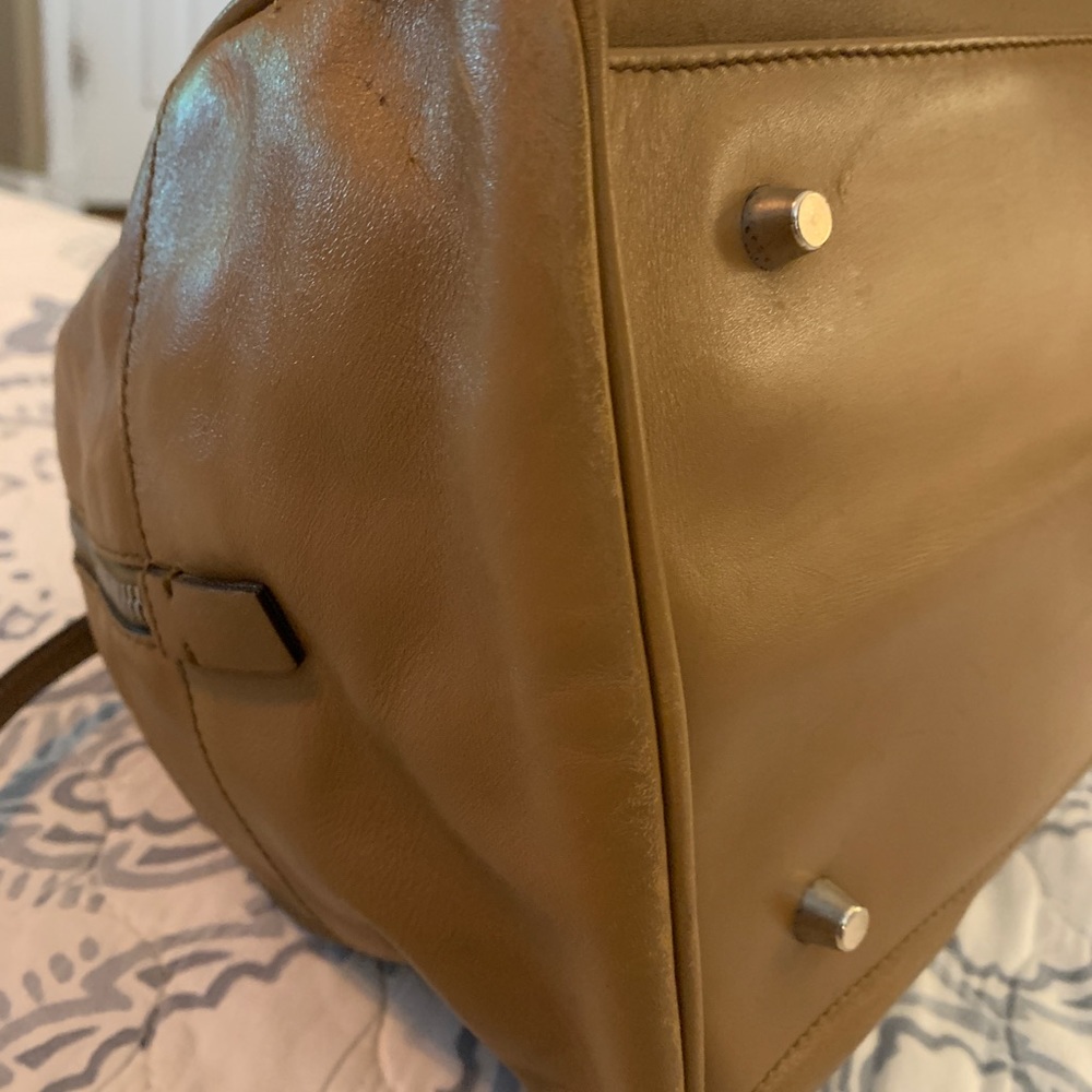 Prada Two Way Leather Shoulder Bag with Detachable Strap and Lock & Keys - Picture 8 of 16